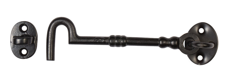 Cast Cabin Hook - Black Plated 100mm