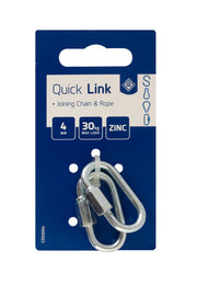 Quick Repair Links - Zinc Plated 4mm