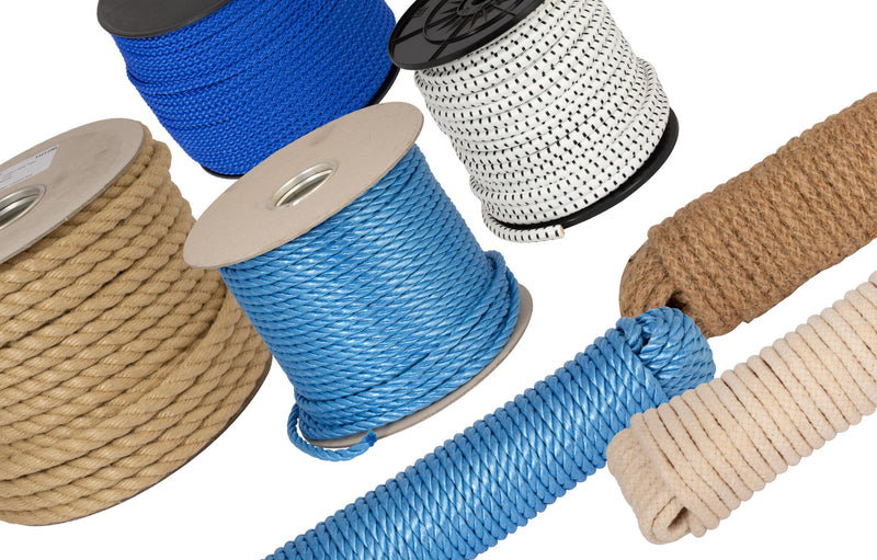 Polypropylene 3 Strand Twisted Rope - Orange - On Reels 4mm