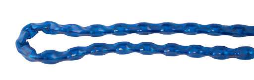 Square Section High Grade Security Chain In Blue P.V.C. Slee