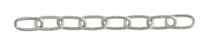 Welded Mid Link Chain - Zinc Plated - On Reels
