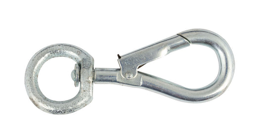 Spring Hooks To Swivel - Zinc Plated
