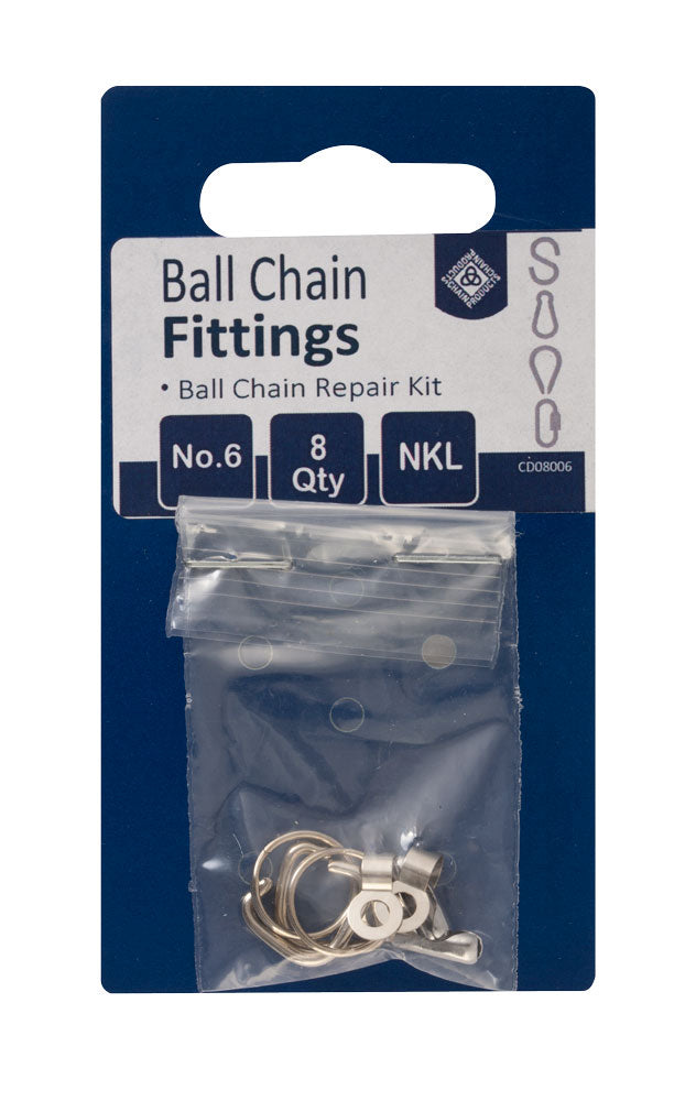 Ball Chain Attachments - Polished Brass - Hundred No.3