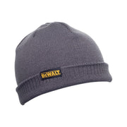 Dewalt Power Tools Knitted Beanie Hat - Grey DeWALT Power Tools - RockBottom Northampton