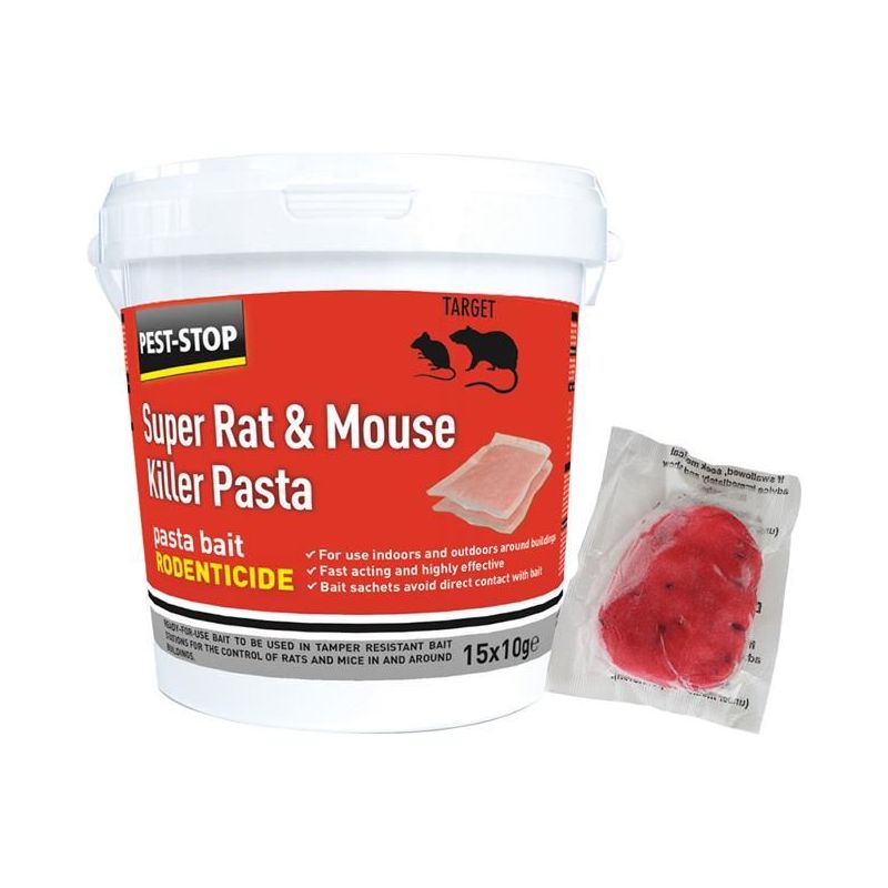 Pest-Stop (Pelsis Group) Super Rat & Mouse Killer Pasta Bait Pest-Stop (Pelsis Group) - RockBottom Nothampton