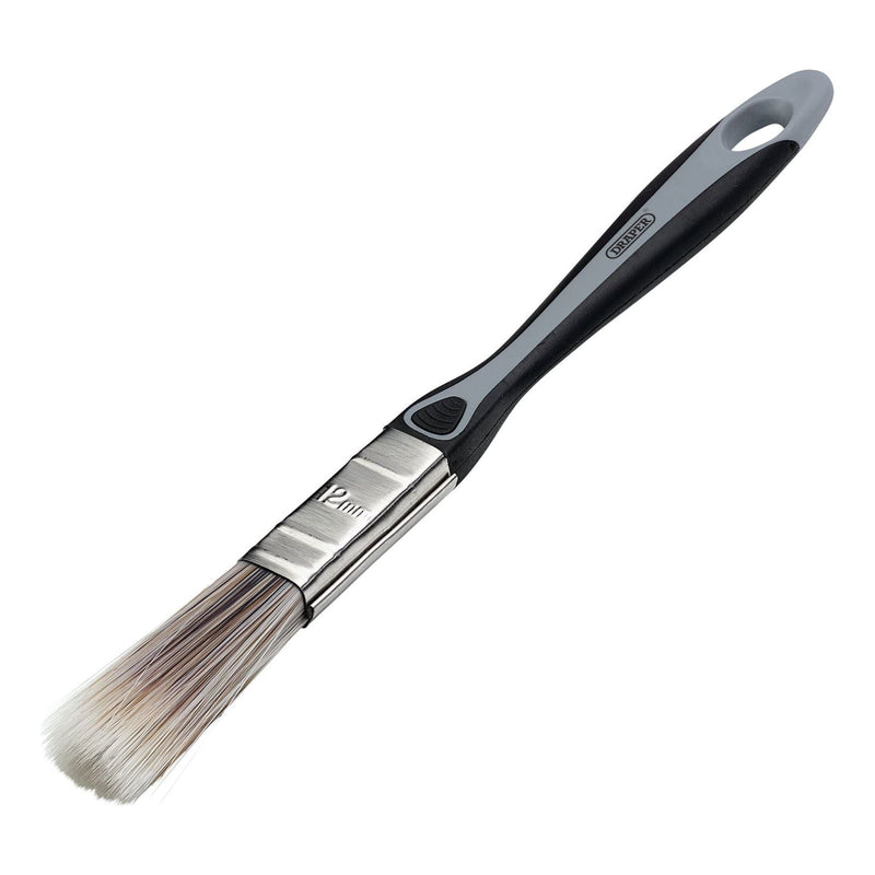 Draper Flat Paint Brush with Soft Grip, 12mm Draper - Town Tools