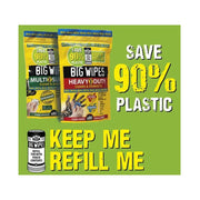 Big Wipes Multi-Surface Bio Pro+ Antiviral Wipes (Refill Pouch 80 Wipes) Big Wipes - NorthantsTrade Northampton