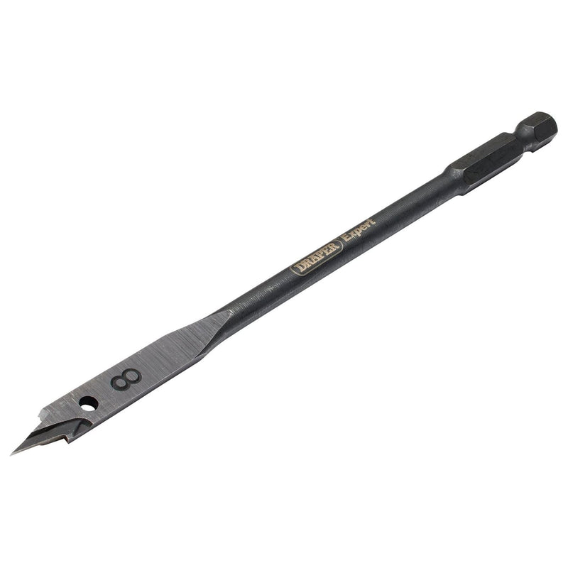 Draper Draper Expert Flat Wood Bit, 8mm Draper - Town Tools