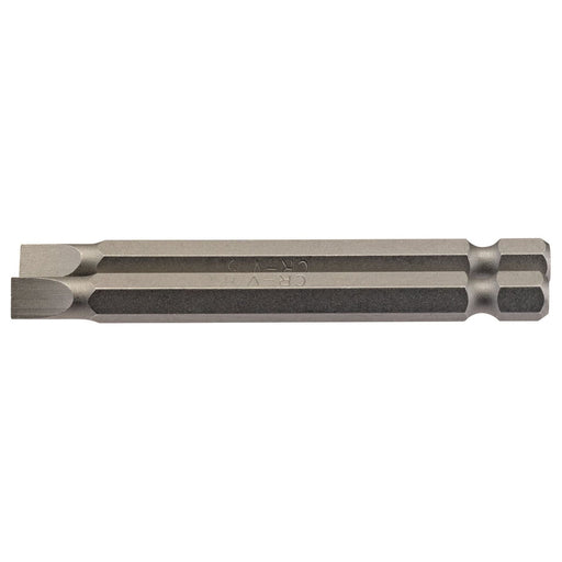 Draper Plain Slot Insert Bit, 6mm, 1/4" Hex, 75mm Long (Pack of 2) 64308 Draper - Town Tools 