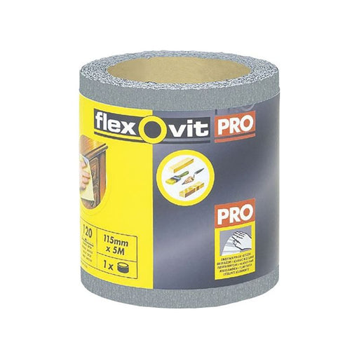 Flexovit High Performance Finishing Sanding Roll 115mm x 5m 240G Flexovit - RockBottom Northampton