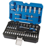 Draper Metric Socket Set, 1/4" Sq. Dr. (44 Piece) 16446 Draper - Town Tools 