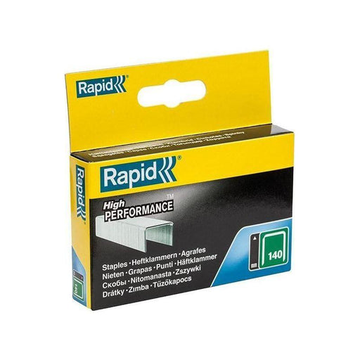 Rapid 140/10 10mm Galvanised Staples (Box 2000) Rapid - RockBottom Nothampton