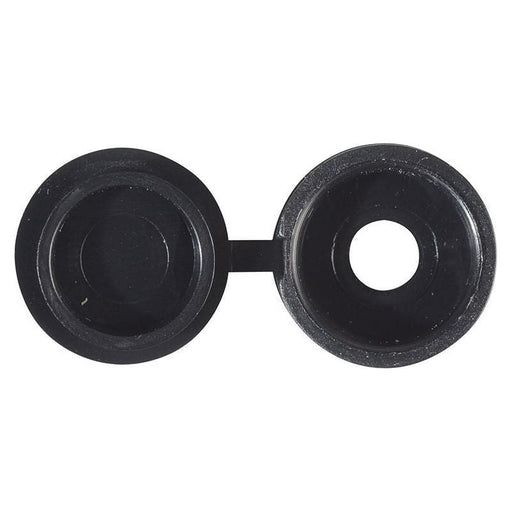 Forgefix Hinged Cover Cap Black No. 6-8 Bag 100 ForgeFix - RockBottom Northampton