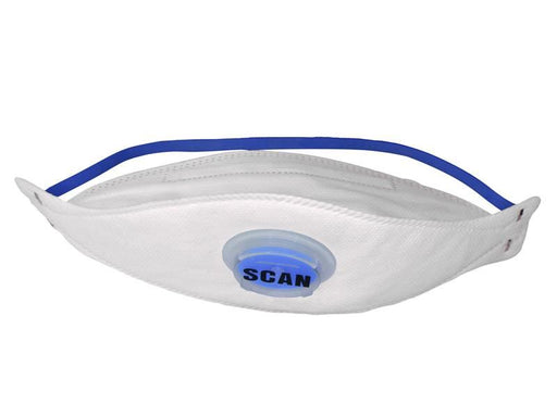 Scan Tri Fold Valved Disposable Mask FFP2 (Pack 3) Scan - RockBottom Nothampton