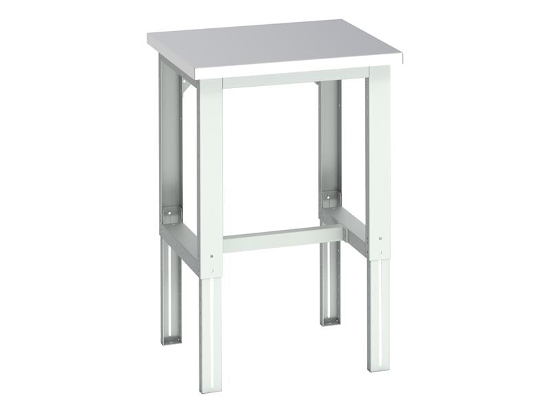 Bott Cubio Adjustable Bench, Stainless Steel Clad Top 750 x 750mm