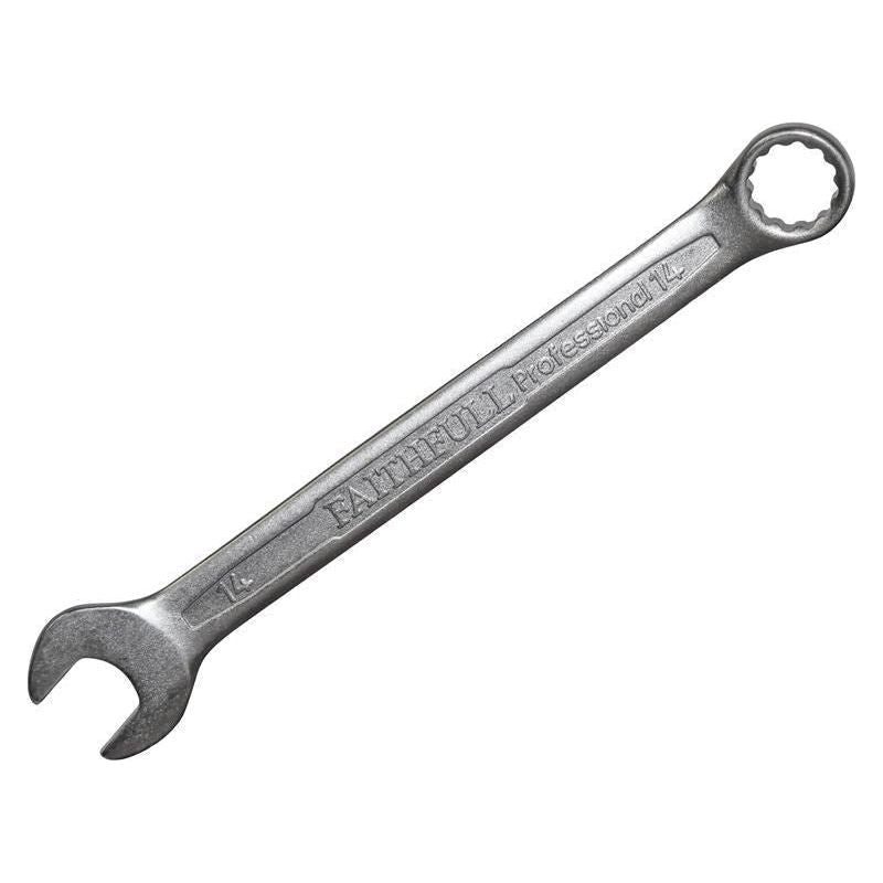 Faithfull Combination Spanner CV Satin Finish 14mm Faithfull - RockBottom Northampton