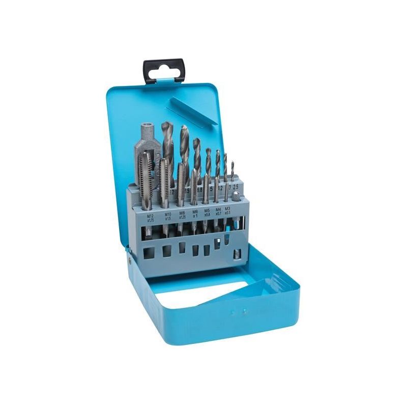Bluespot Tools Drill & Tap Set, 15 Piece BlueSpot Tools - RockBottom Northampton