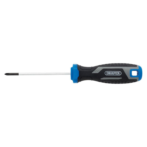 Draper Phillips Soft Grip Screwdriver, PH0 x 75mm Draper - Town Tools
