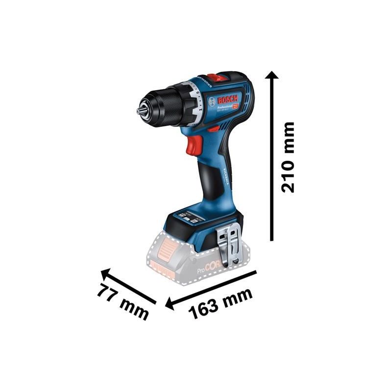 Bosch GSR 18V-90C Professional Drill Driver 18V Bare Unit Bosch - RockBottom Northampton