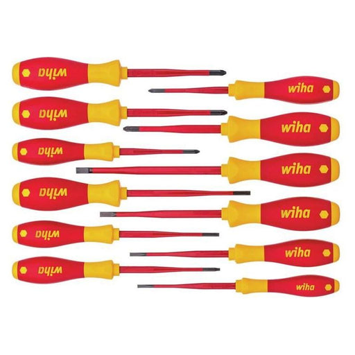 Wiha SoftFinish® electric slimFix Screwdriver Set, 12 Piece Wiha - RockBottom Northampton