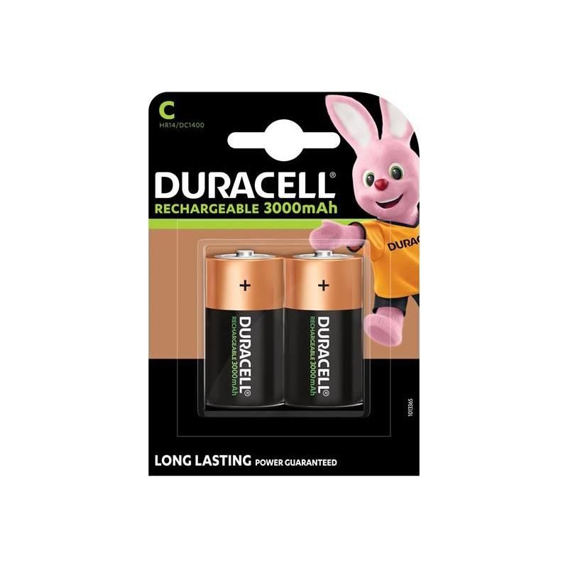 Duracell C Cell 3000Mah Rechargeable Batteries (Pack 2) Duracell - RockBottom Northampton