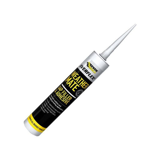 Everbuild Sika Weather Mate Multi-Use Gap Filler & Adhesive White 295ml Everbuild Sika - RockBottom Northamptin