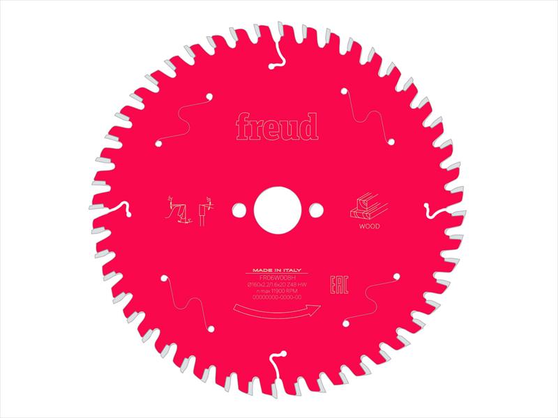 Freud Wood Circular Saw Blade 165 x 20 x 1.7/1.3mm x 40T