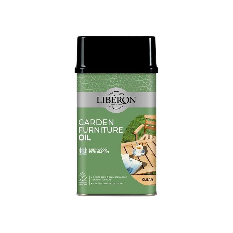 Liberon Garden Furniture Oil Clear 500ml Liberon - RockBottom Northampton