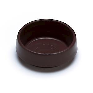 Large Brown Castor Cup 65mm
