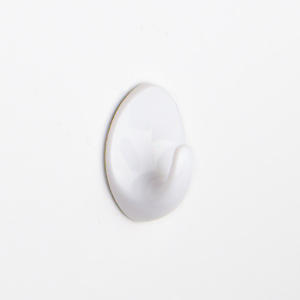 Self Adhesive Oval Hook Large White