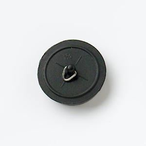 Black Basin Sink Plug 38mm