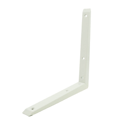 Mitred Shelf Brackets, White Finish, 300mm