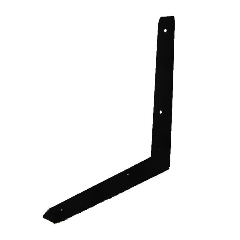 250Mm Black Mitred Shelf Brackets 68Kg