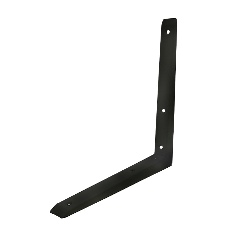 350Mm Black Mitred Shelf Brackets 45Kg
