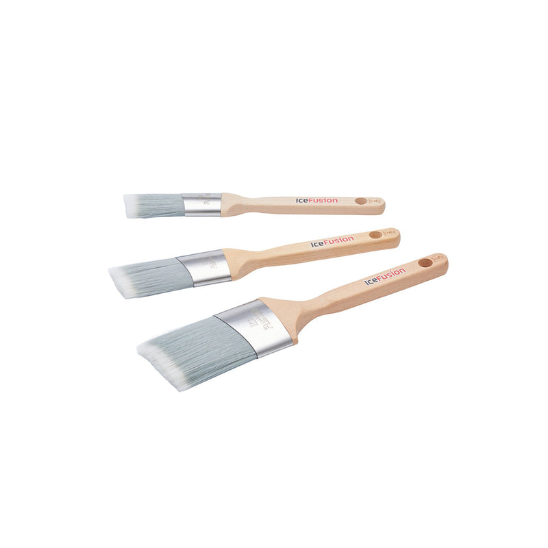 ProDec Advance 3pc Ice Fusion Angle Oval Paint Brush Set