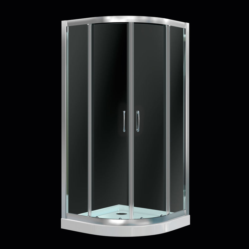 SupaPlumb Twin Sliding Quadrant Door 1850mm x 900mm
