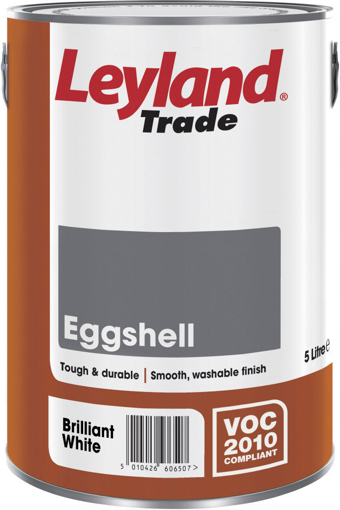 Leyland Trade Eggshell Brilliant White 2.5L