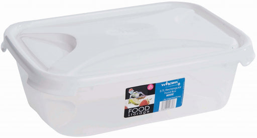 Wham Rectangular Food Storage White 2.7L