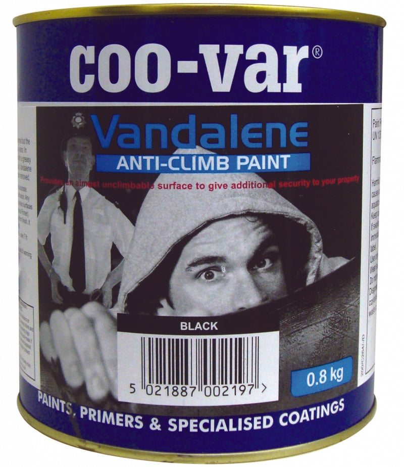 Coo-Var Vandalene Anti-Climb Paint - Black 1Lt