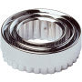 Chef Aid Pastry Cutters Metal (Set of 3)