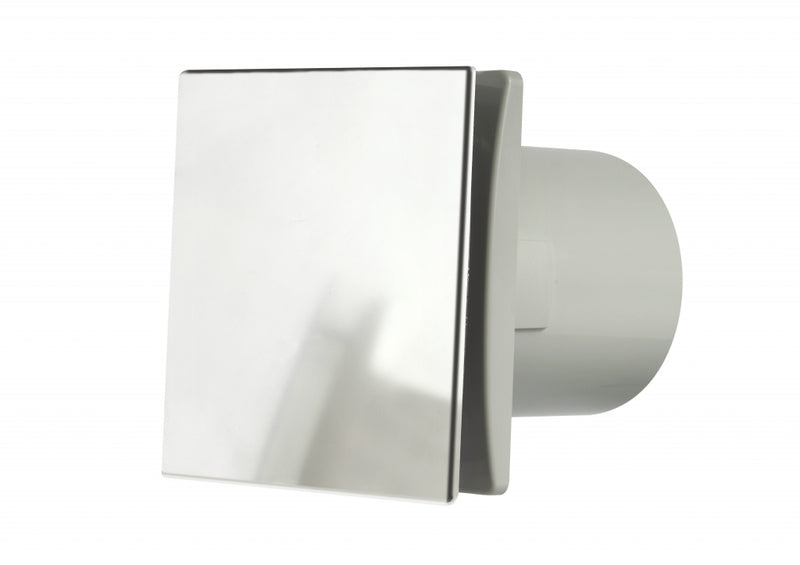 Manrose Tile Fan Adjustable Timer Chrome