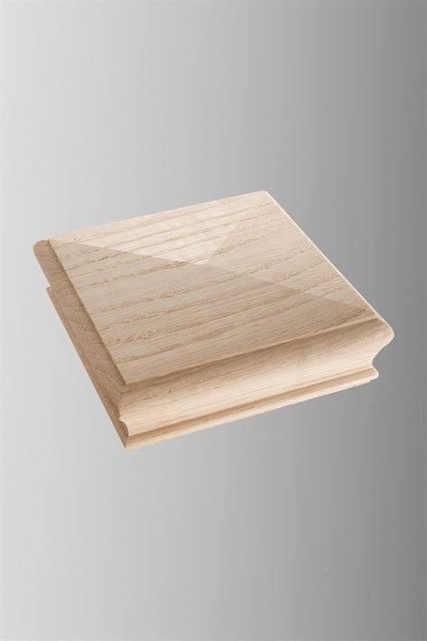Cheshire Mouldings Pyramid Newel Cap Oak 47mm