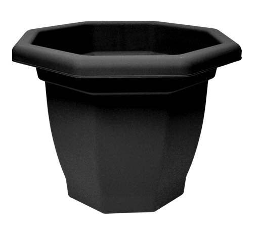Winchester Octaganol Bell Pot Ebony 50cm