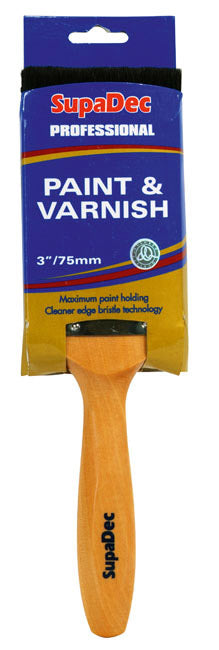 SupaDec Professional Paint & Varnish Brushes 3"/75mm