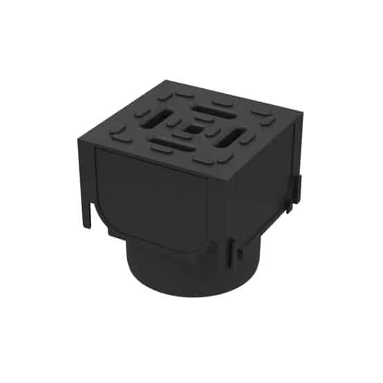ACO Hexdrain Plastic Channel Drainage Corner Unit and Vertical Outlet