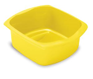 Addis 9.5L Rectangular Washing Up Bowl Yellow