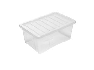 Addis Large Clear Storage Box with Lid