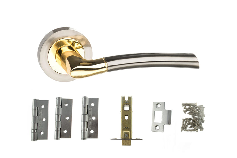 Satin Nickel/Polished Brass
