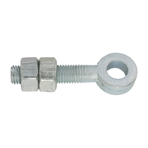 TIMCO Adjustable Gate Hinge Eyes with Nuts Silver — Plain Bag
