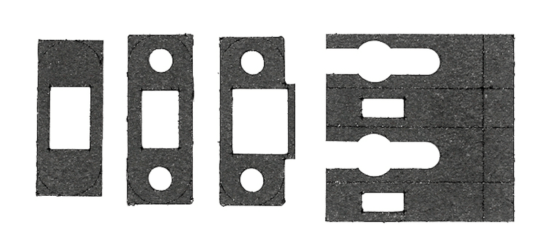 Atlantic Tubular Latch Intumescent Latch Kit FD30 1mm